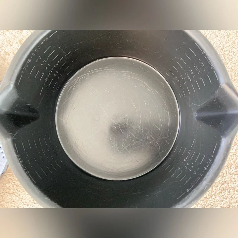 The Pampered Chef 8 Cup 2 Quart Micro Cooker Steamer Strainer Black 2778 - Picture 8 of 8